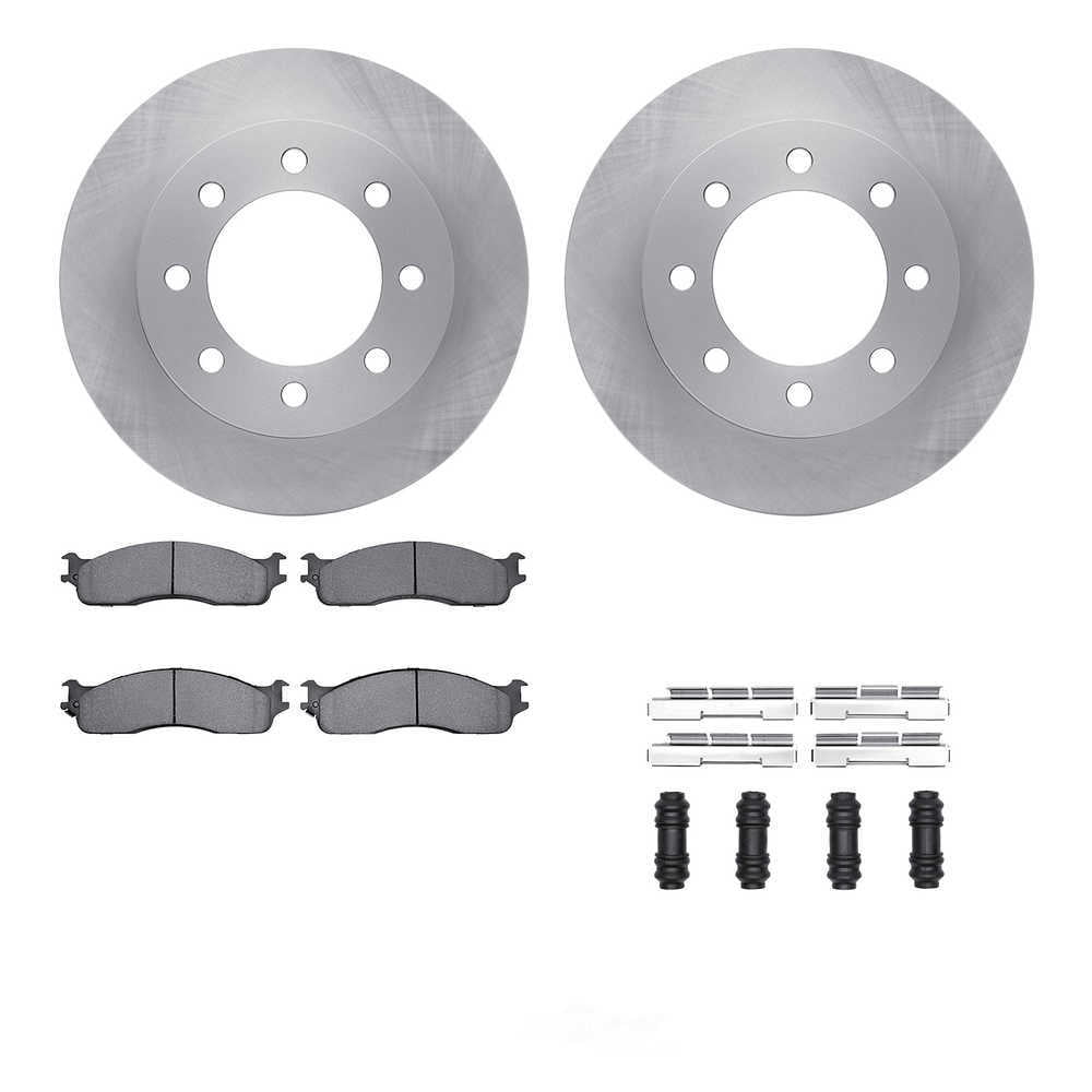 Dynamic Friction Company 6212-40450 DFC Rotors with Heavy Duty Brake Pads includes Hardware