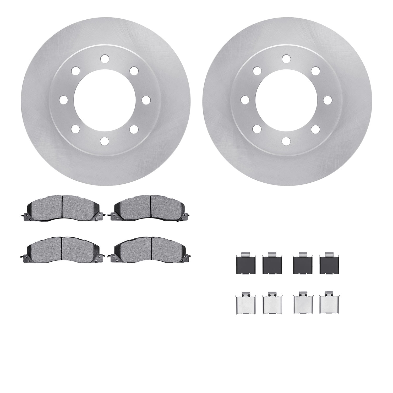 Dynamic Friction Company 6212-40486 DFC Rotors with Heavy Duty Brake Pads includes Hardware