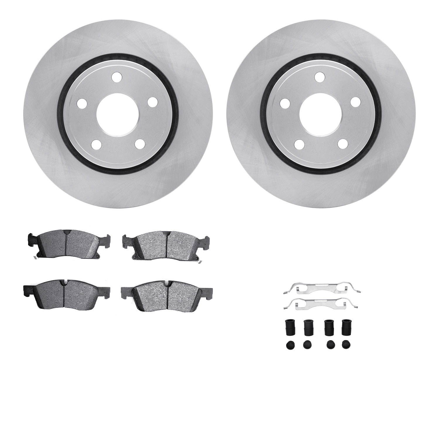 Dynamic Friction Company 6212-42004 DFC Rotors with Heavy Duty Brake Pads includes Hardware