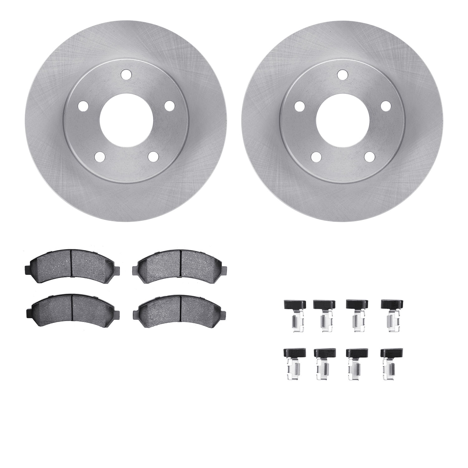 Dynamic Friction Company 6212-48004 DFC Rotors with Heavy Duty Brake Pads includes Hardware