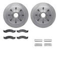 thumbnail image 1 of Dynamic Friction Company Front Brake Rotors with Heavy Duty Brake Pads includes Hardware 6212-99324, 1 of 3