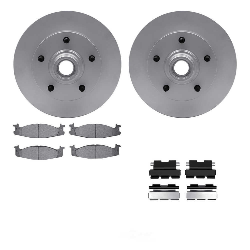 Dynamic Friction Company 6212-99330 DFC Rotors with Heavy Duty Brake Pads includes Hardware