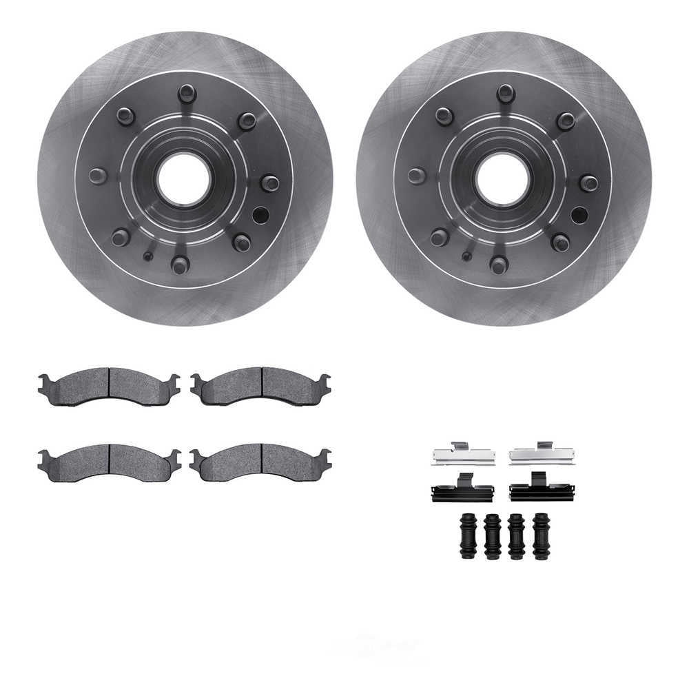 Dynamic Friction Company 6212-99336 DFC Rotors with Heavy Duty Brake Pads includes Hardware