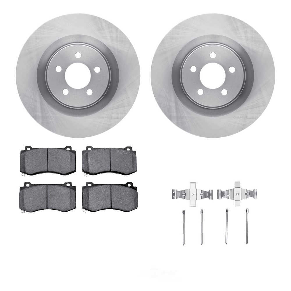 Dynamic Friction Company 6412-39001 DFC Rotors with Ultimate Duty Performance Brake Pads includes