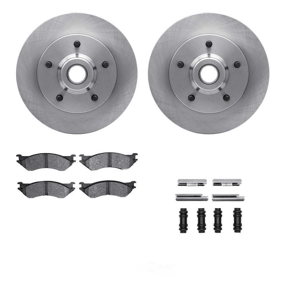 Dynamic Friction Company 6412-40004 DFC Rotors with Ultimate Duty Performance Brake Pads includes