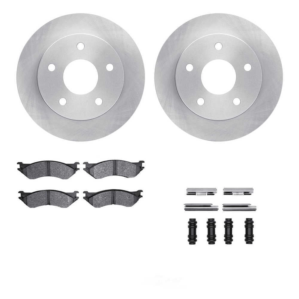 Dynamic Friction Company 6412-40019 DFC Rotors with Ultimate Duty Performance Brake Pads includes