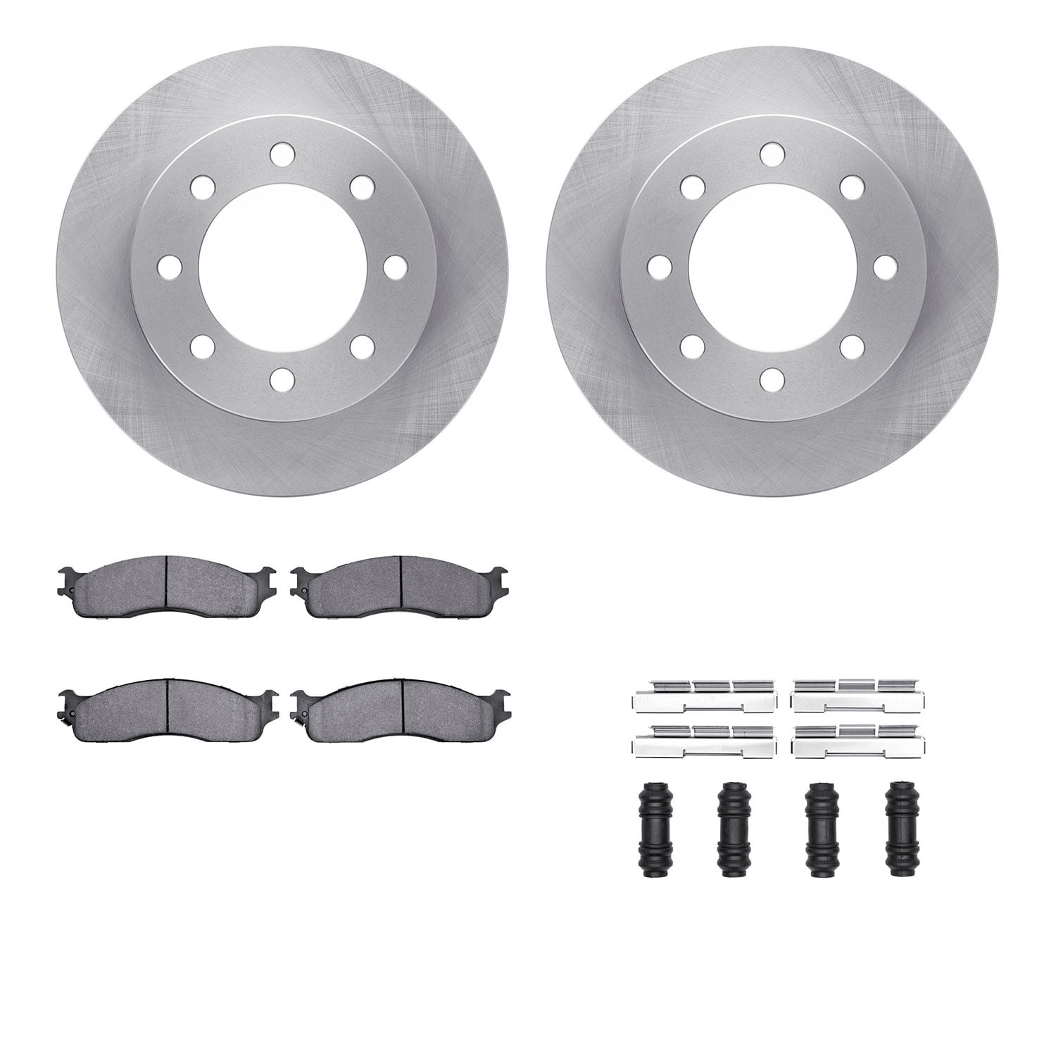 Dynamic Friction Company 6412-40046 DFC Rotors with Ultimate Duty Performance Brake Pads includes