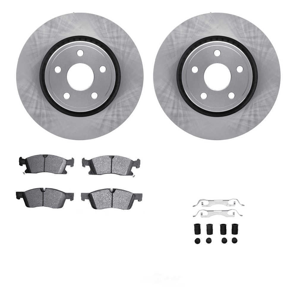 Dynamic Friction Company 6412-42023 DFC Rotors with Ultimate Duty Performance Brake Pads includes
