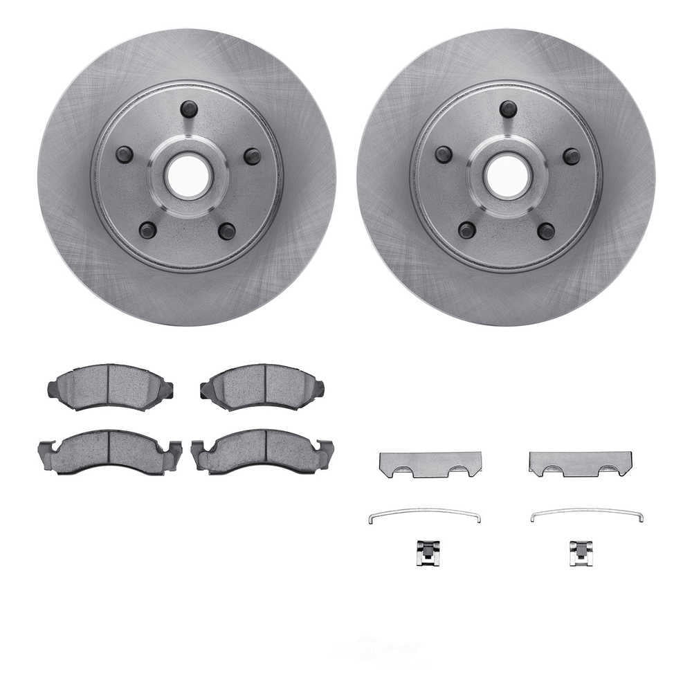 Dynamic Friction Company 6412-54001 DFC Rotors with Ultimate Duty Performance Brake Pads includes