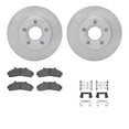 thumbnail image 1 of Dynamic Friction Company Front Brake Rotors with Ultimate Duty Performance Brake Pads includes Hardware 6412-54080, 1 of 3