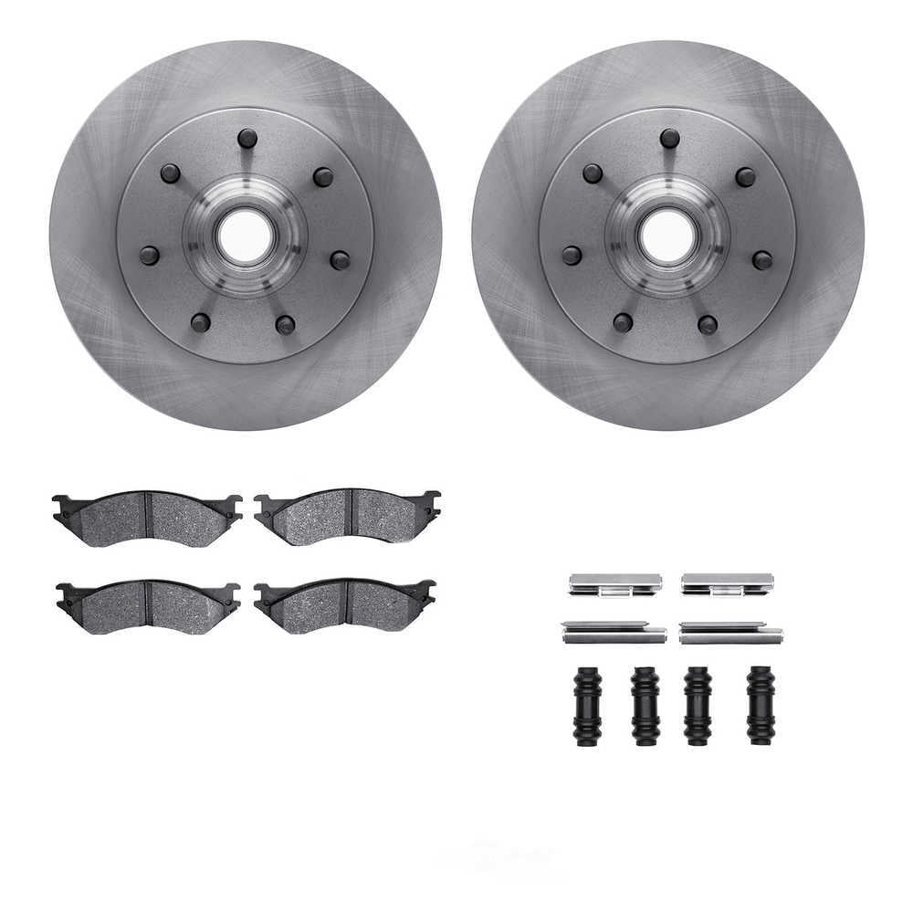 Dynamic Friction Company 6412-54119 DFC Rotors with Ultimate Duty Performance Brake Pads includes