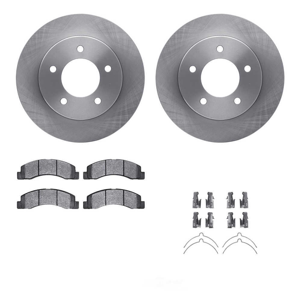 Dynamic Friction Company 6412-54182 DFC Rotors with Ultimate Duty Performance Brake Pads includes