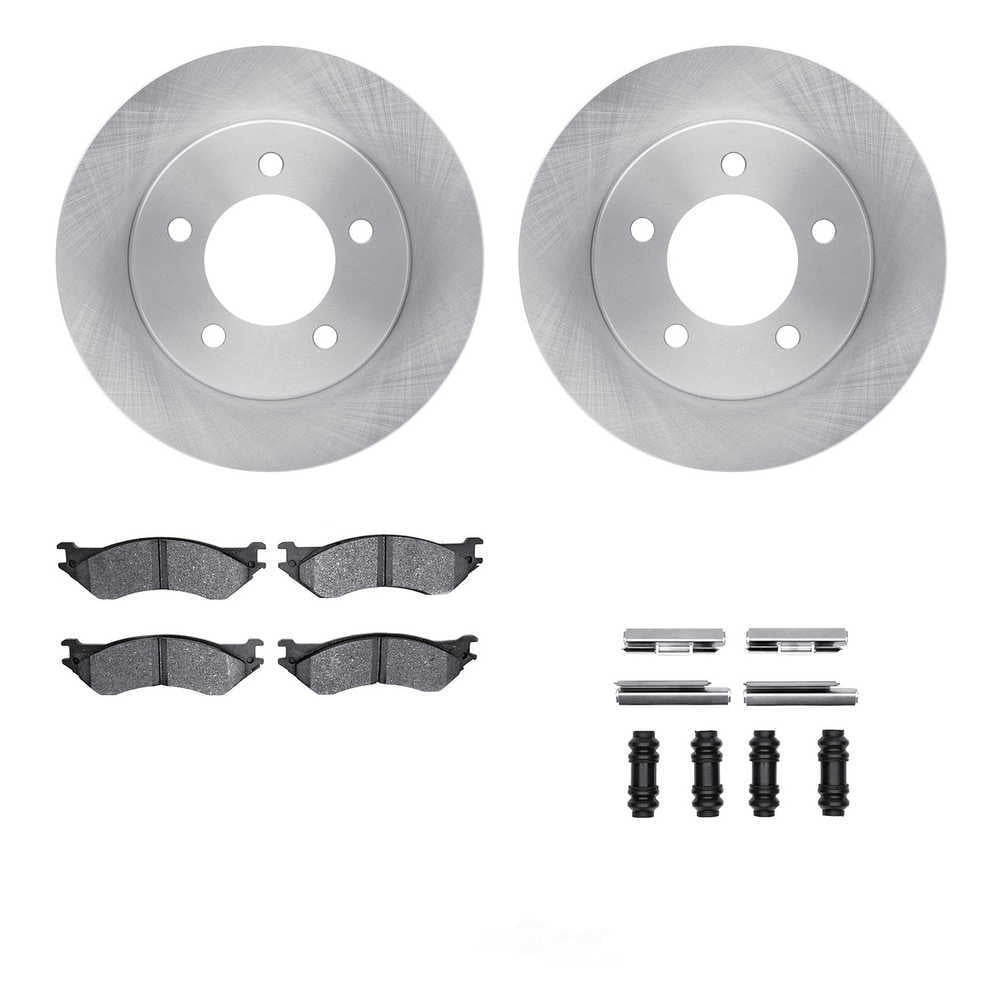 Dynamic Friction Company 6412-54188 DFC Rotors with Ultimate Duty Performance Brake Pads includes