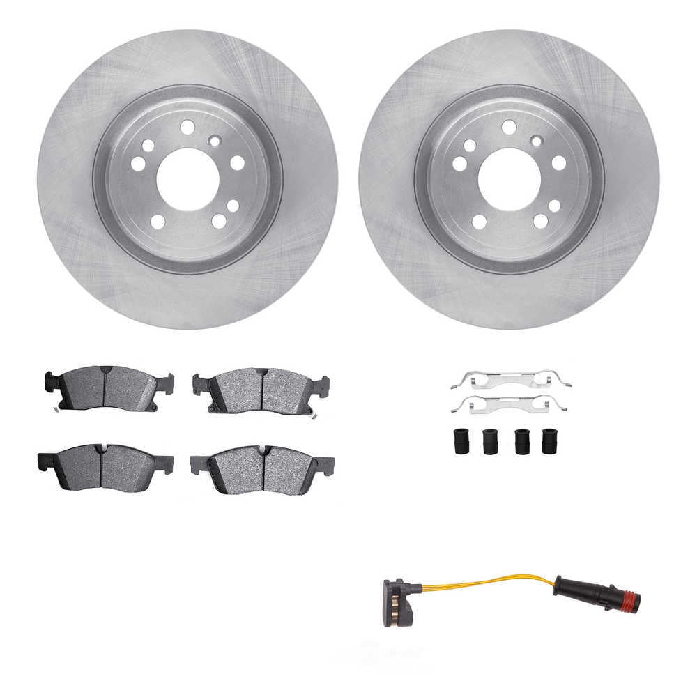 Dynamic Friction Company 6422-63001 DFC Rotors with Ultimate Duty Performance Brake Pads includes