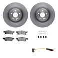 thumbnail image 1 of Dynamic Friction Company Front Brake Rotors with Ultimate Duty Performance Brake Pads includes Sensor and Hardware 6422-63004, 1 of 3