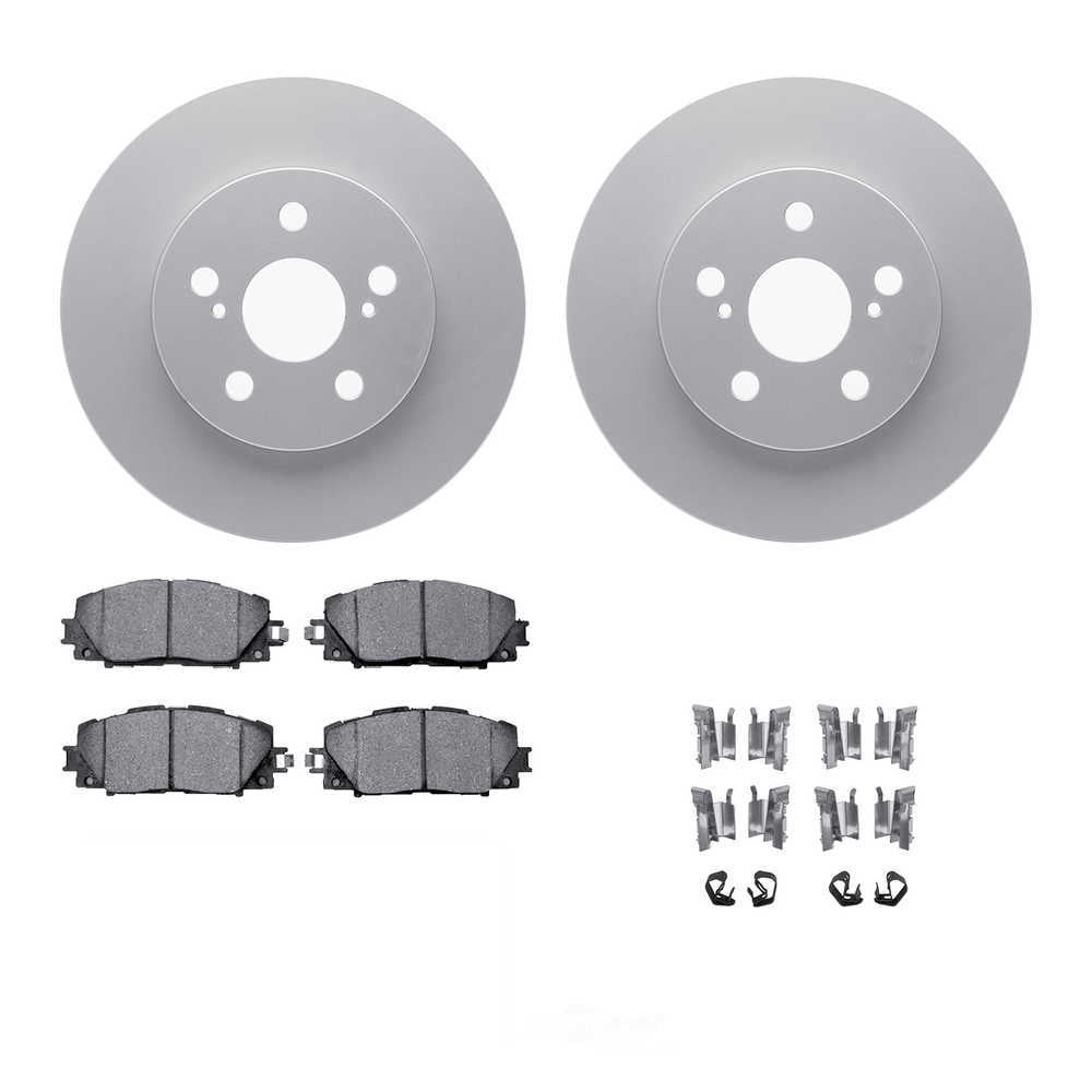 Dynamic Friction Company 4312-76066 DFC Geospec Rotors with 3000 Series Ceramic Brake Pads includes