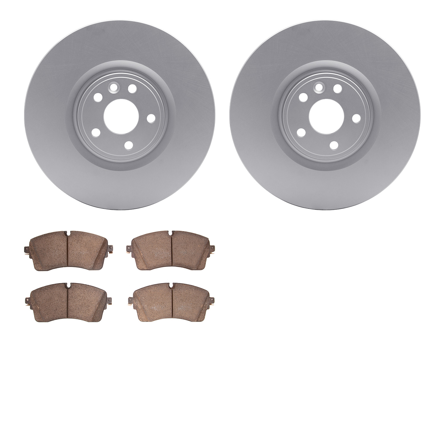 Dynamic Friction Company Front Geospec Brake Rotors with 5000 Advanced Brake Pads 4502-20071