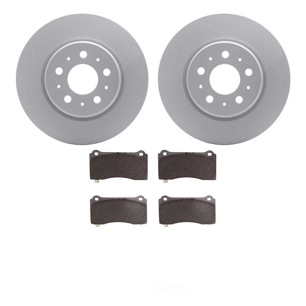 Dynamic Friction Company 4502-26010 DFC GEOSPEC Rotors with 5000 Advanced Brake Pads