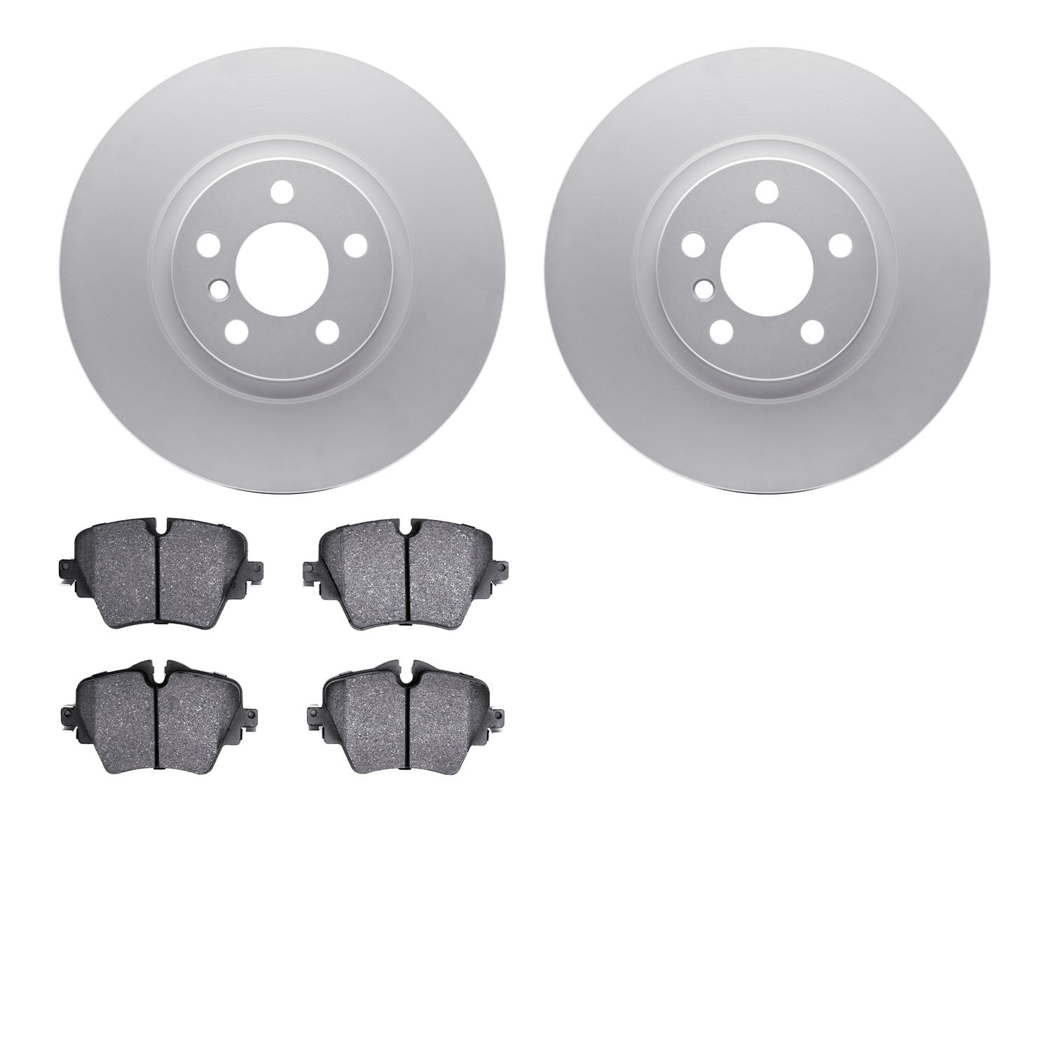 Dynamic Friction Company Front Geospec Brake Rotors with 5000 Advanced Brake Pads 4502-31276