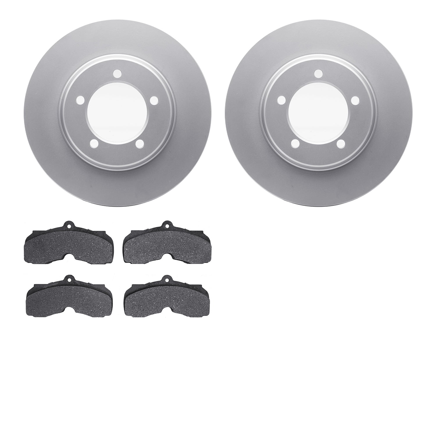 Dynamic Friction Company Front Geospec Brake Rotors with 5000 Advanced Brake Pads 4502-47068