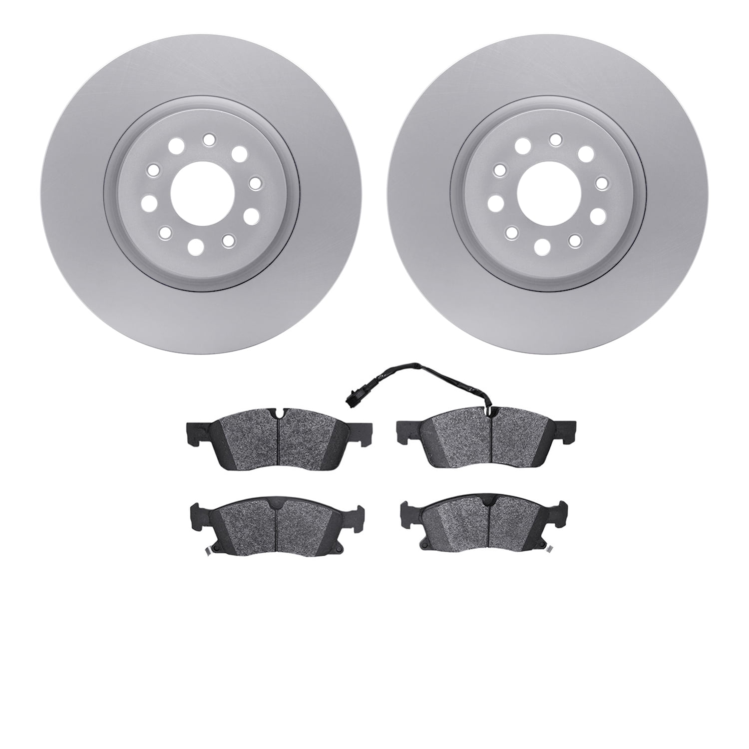 Dynamic Friction Company Front Geospec Brake Rotors with 5000 Advanced Brake Pads 4502-79012