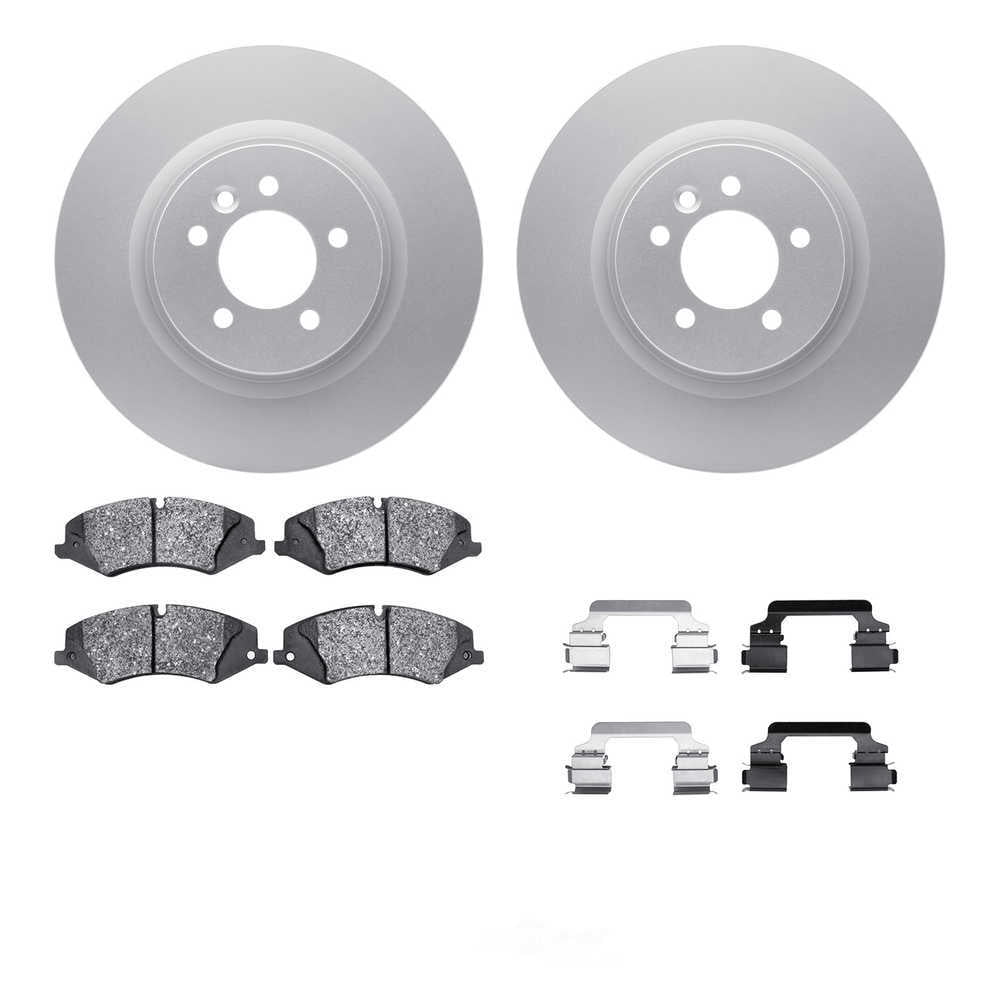 Dynamic Friction Company 4512-11045 DFC GEOSPEC Coated Rotors with 5000 Brake Pads - Ceramic and