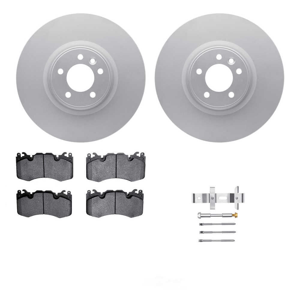 Dynamic Friction Company 4512-11058 DFC GEOSPEC Coated Rotors with 5000 Brake Pads - Ceramic and