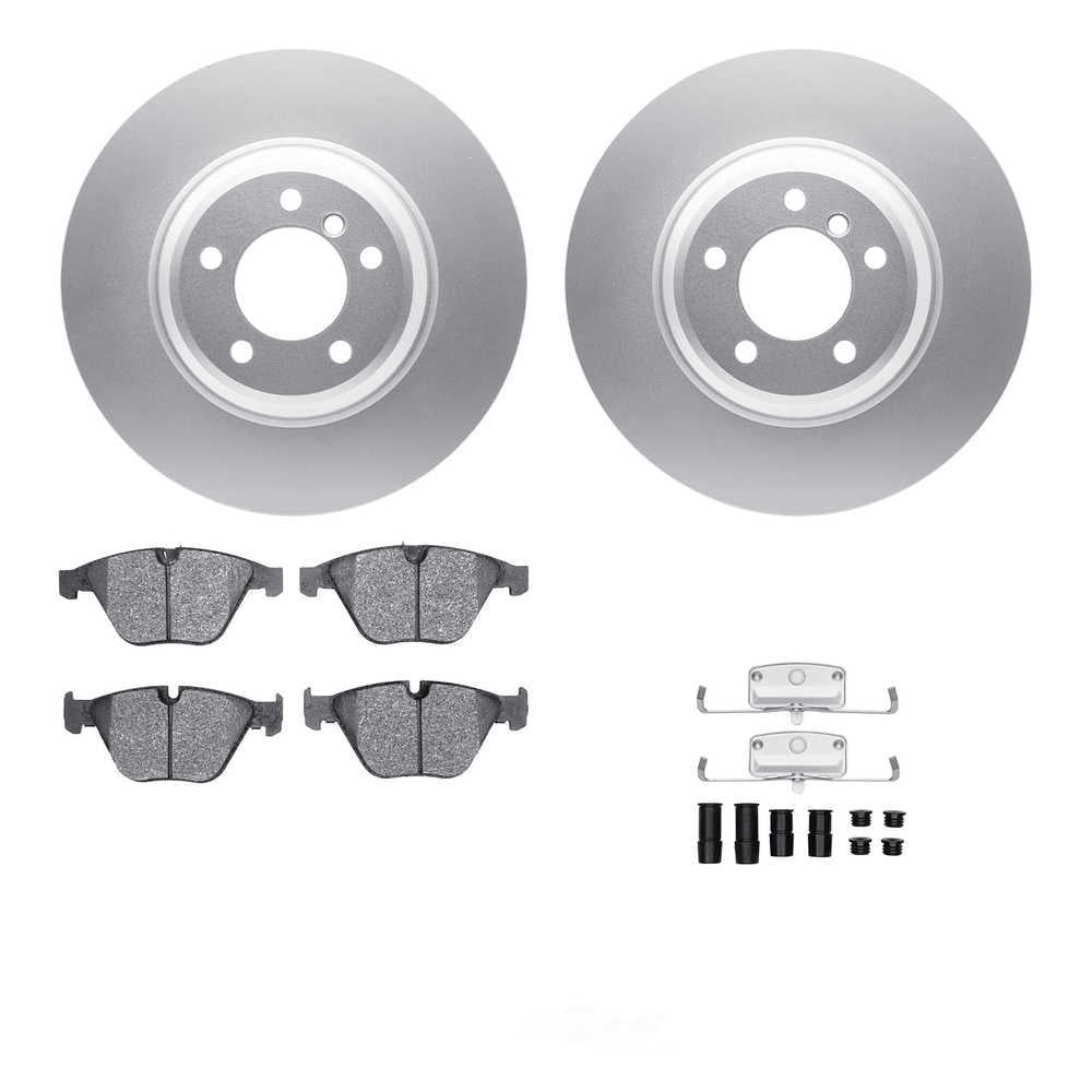 Dynamic Friction Company 4512-31211 DFC GEOSPEC Coated Rotors with 5000 Brake Pads - Ceramic and