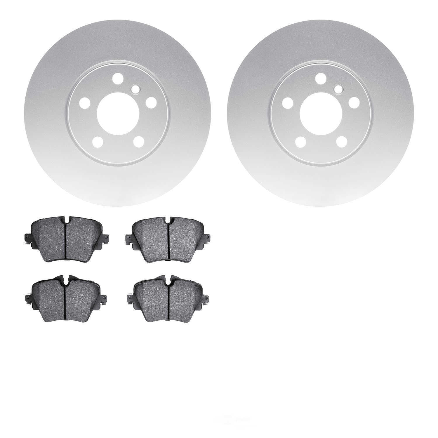 Dynamic Friction Company 4602-32019 DFC Geospec Rotors with EURO 5000 Ceramic Brake Pads