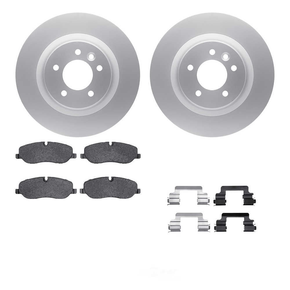Dynamic Friction Company 4612-11005 DFC Geospec Rotors with EURO 5000 Ceramic Brake Pads includes