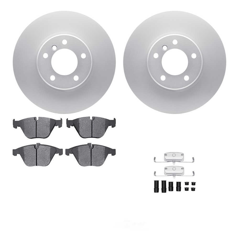 Dynamic Friction Company 4612-31032 DFC Geospec Rotors with EURO 5000 Ceramic Brake Pads includes