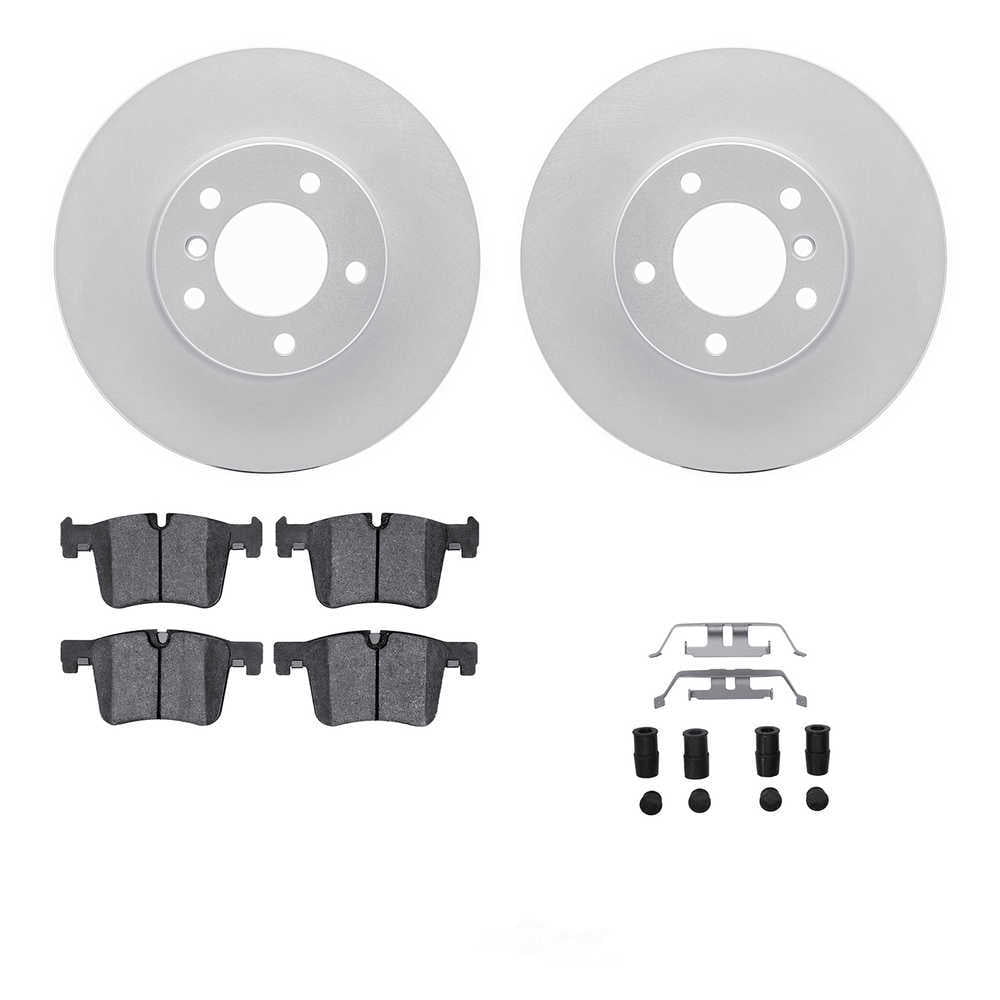 Dynamic Friction Company 4612-31052 DFC Geospec Rotors with EURO 5000 Ceramic Brake Pads includes