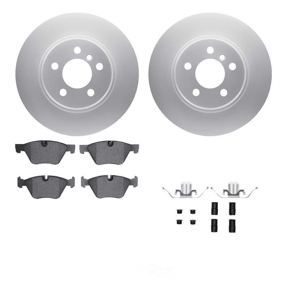 Dynamic Friction Company 4612-31060 DFC Geospec Rotors with EURO 5000 Ceramic Brake Pads includes