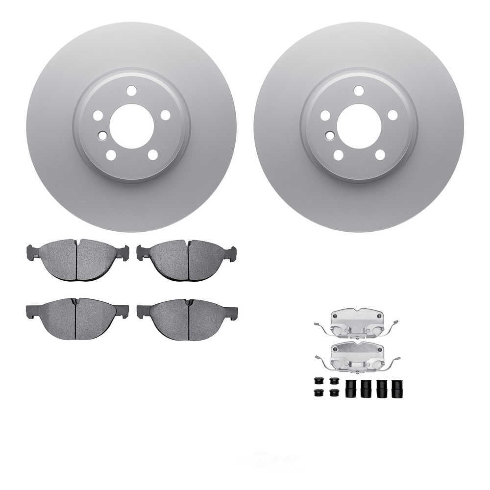 Dynamic Friction Company 4612-31088 DFC Geospec Rotors with EURO 5000 Ceramic Brake Pads includes