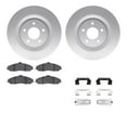 thumbnail image 1 of Dynamic Friction Company Front Geospec Brake Rotors with 5000 Euro Ceramic Brake Pads includes Hardware 4612-46005, 1 of 3