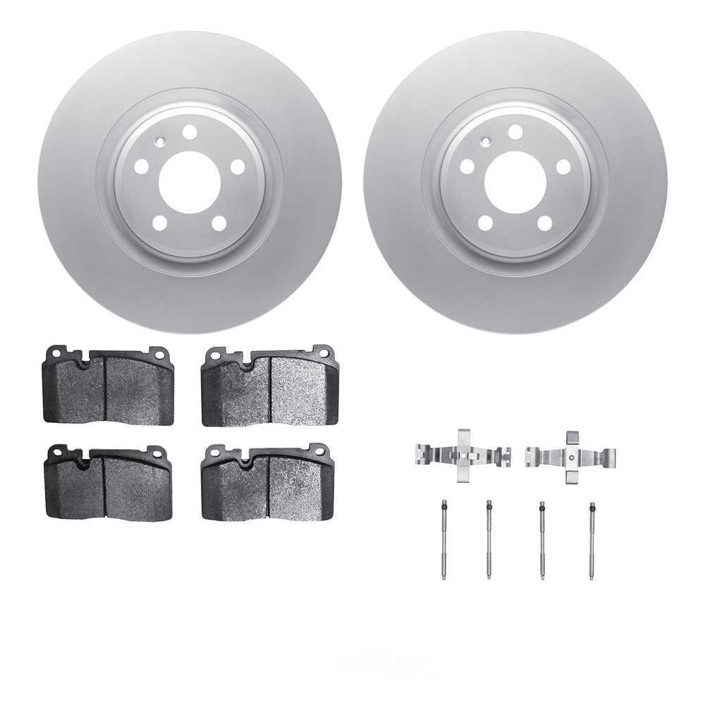 Dynamic Friction Company 4612-73048 DFC Geospec Rotors with EURO 5000 Ceramic Brake Pads includes