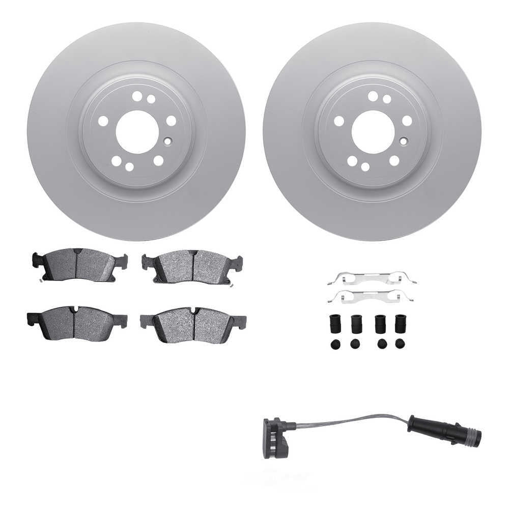 Dynamic Friction Company 4622-19148 DFC Geospec Rotors with EURO 5000 Ceramic Brake Pads includes