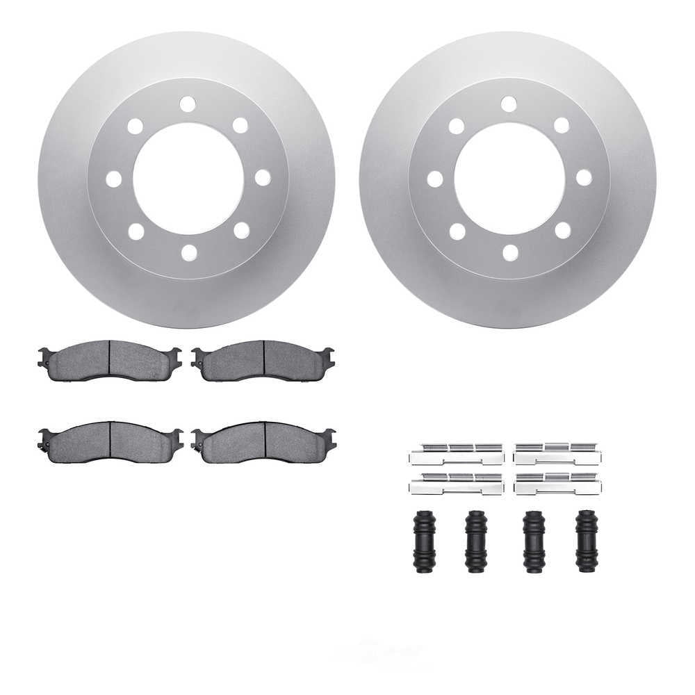 Dynamic Friction Company 4212-40137 DFC Geospec Rotors with Heavy Duty Brake Pads includes Hardware