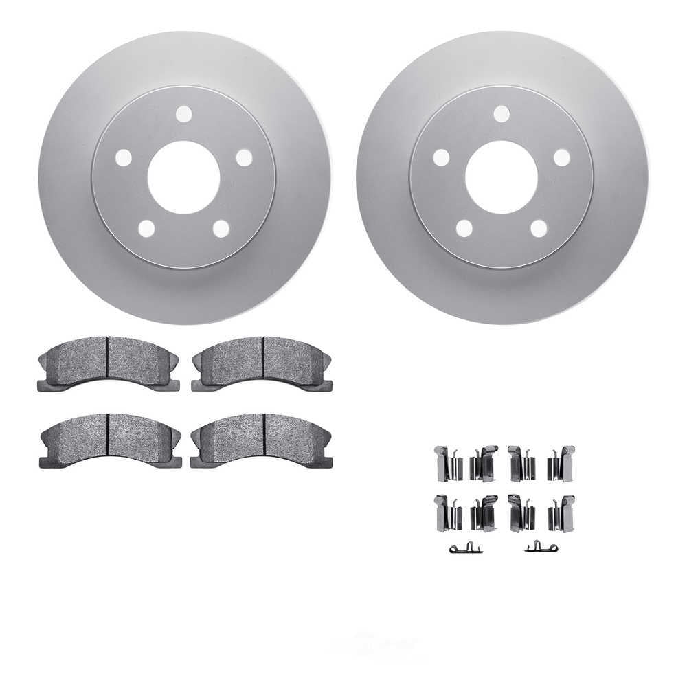 Dynamic Friction Company 4212-42079 DFC Geospec Rotors with Heavy Duty Brake Pads includes Hardware