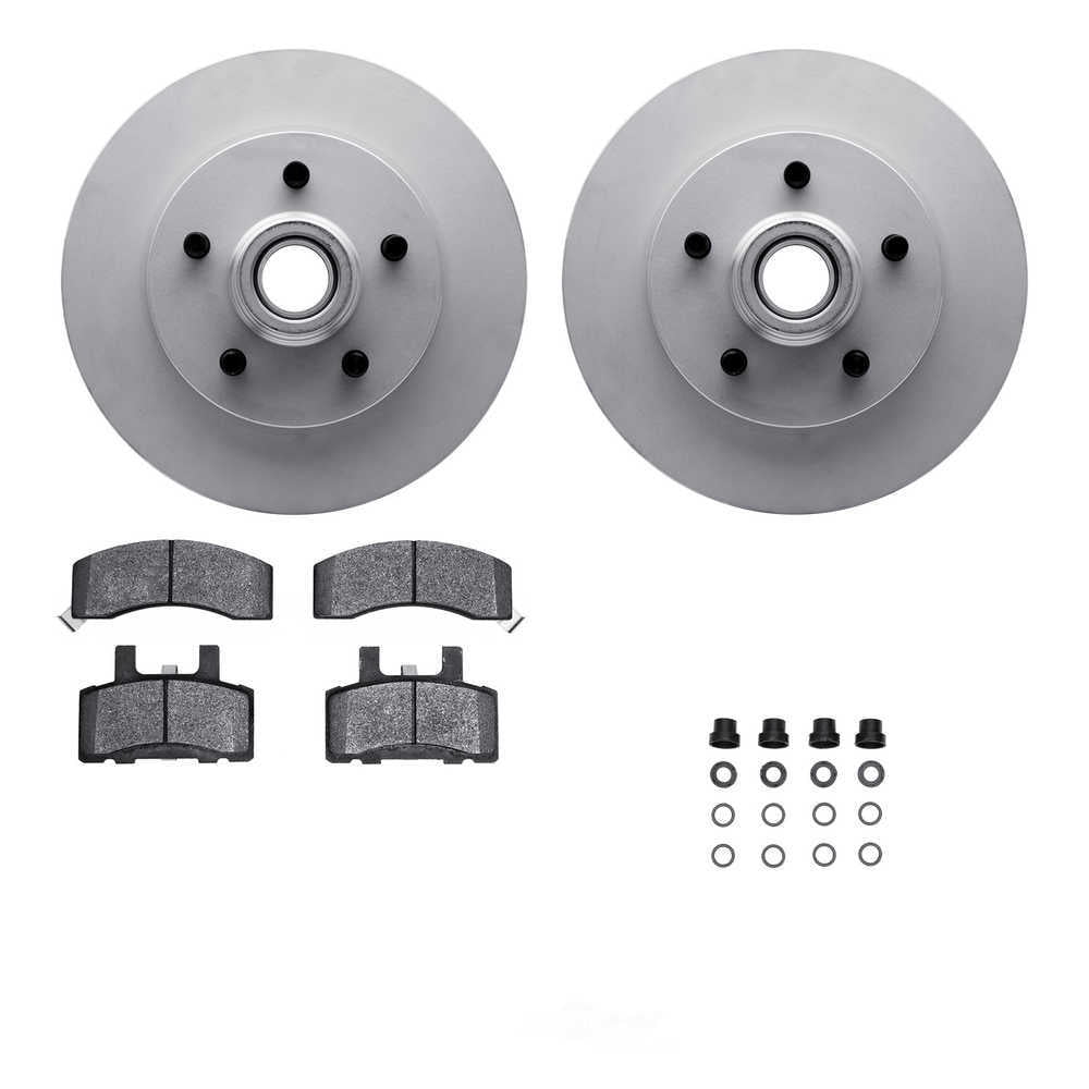 Dynamic Friction Company 4212-48094 DFC Geospec Rotors with Heavy Duty Brake Pads includes Hardware