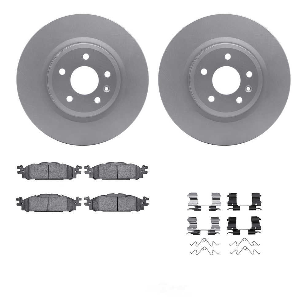 Dynamic Friction Company 4212-54005 DFC Geospec Rotors with Heavy Duty Brake Pads includes Hardware