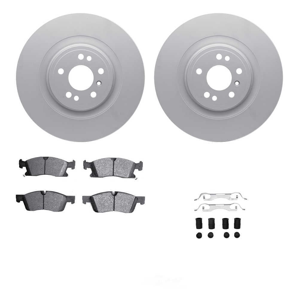 Dynamic Friction Company 4222-63002 DFC Geospec Rotors with Heavy Duty Brake Pads includes Sensor