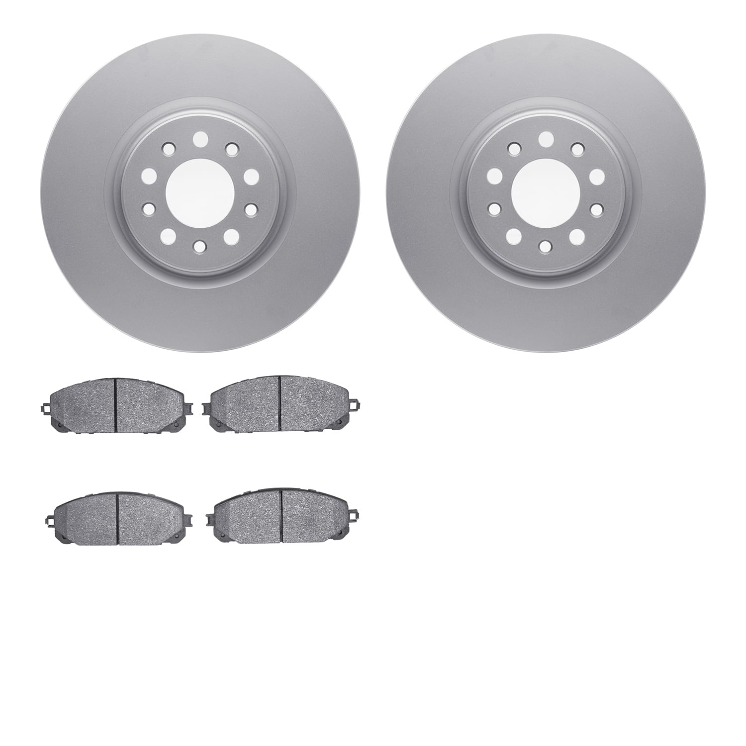 Dynamic Friction Company Front Geospec Brake Rotors with Ultimate Duty Performance Brake Pads 4402-42015