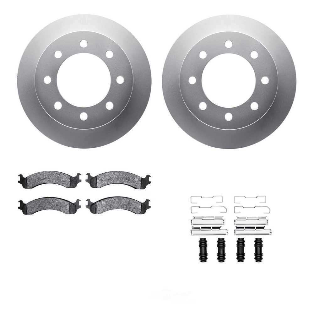 Dynamic Friction Company 4412-40005 DFC Geospec Rotors with Ultimate Duty Performance Brake Pads