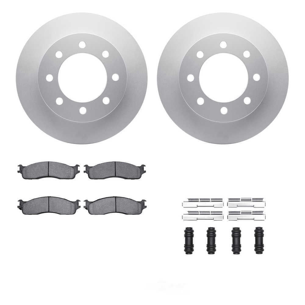Dynamic Friction Company 4412-40013 DFC Geospec Rotors with Ultimate Duty Performance Brake Pads
