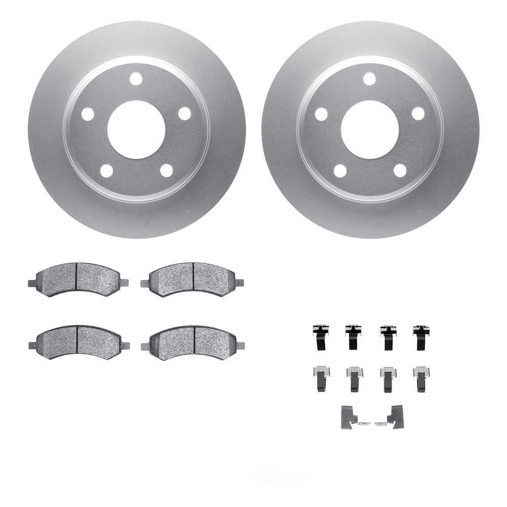 Dynamic Friction Company 4412-40015 DFC Geospec Rotors with Ultimate Duty Performance Brake Pads