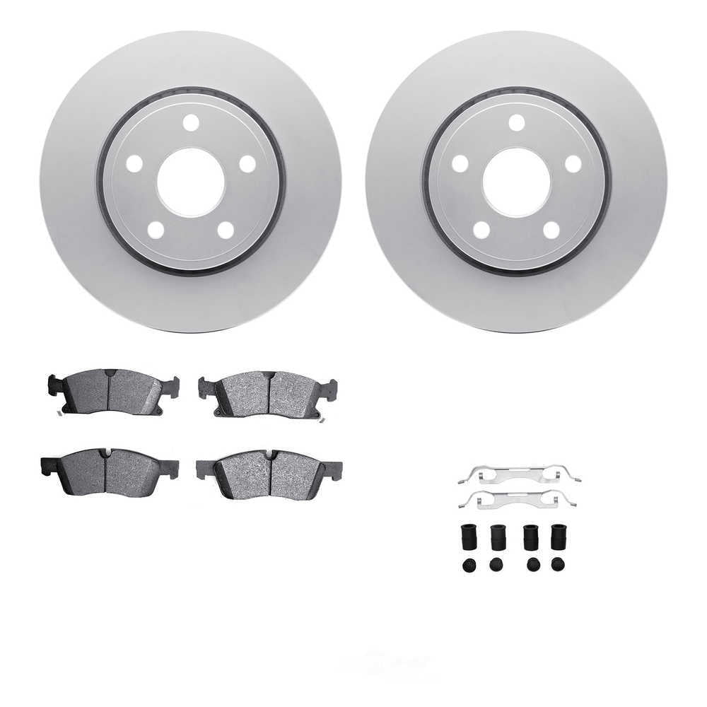 Dynamic Friction Company 4412-42006 DFC Geospec Rotors with Ultimate Duty Performance Brake Pads