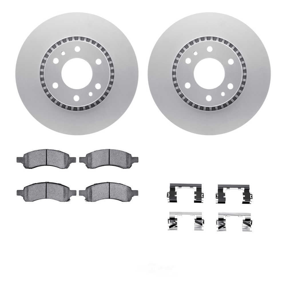 Dynamic Friction Company 4412-48021 DFC Geospec Rotors with Ultimate Duty Performance Brake Pads