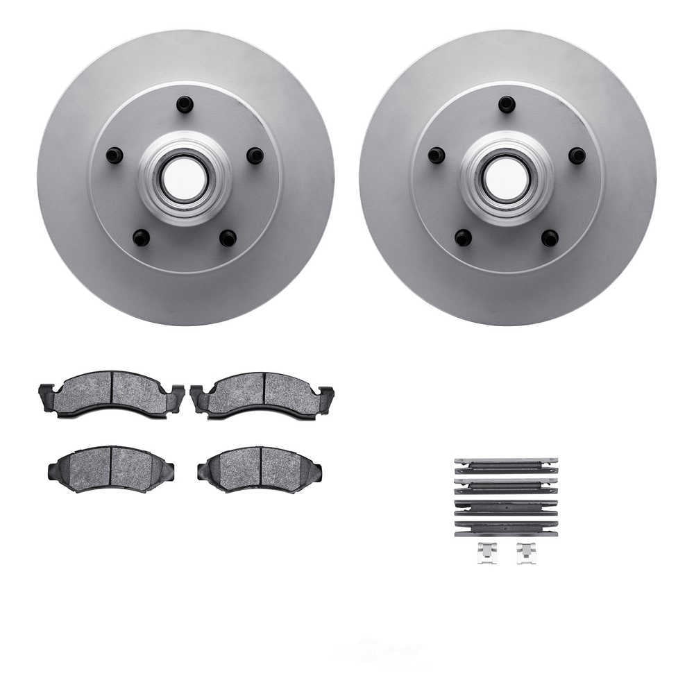 Dynamic Friction Company 4412-54003 DFC Geospec Rotors with Ultimate Duty Performance Brake Pads