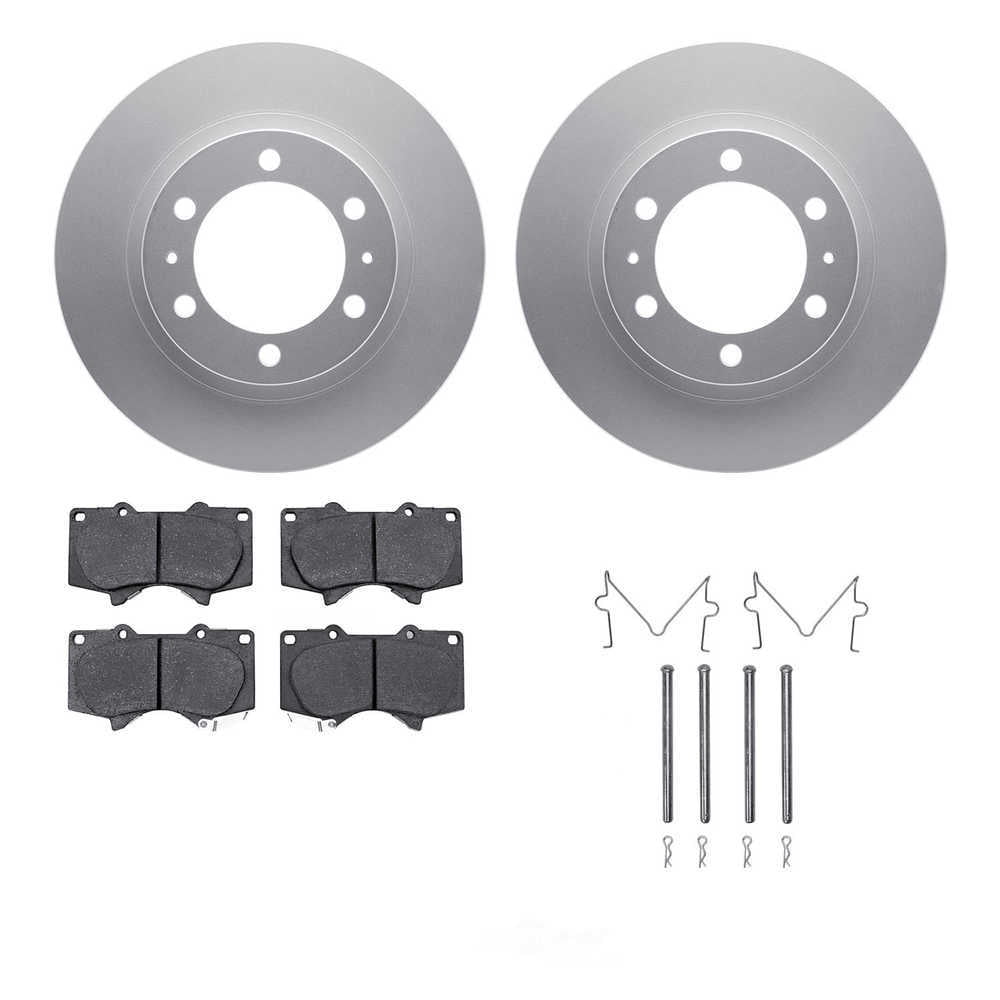 Dynamic Friction Company 4412-76011 DFC Geospec Rotors with Ultimate Duty Performance Brake Pads